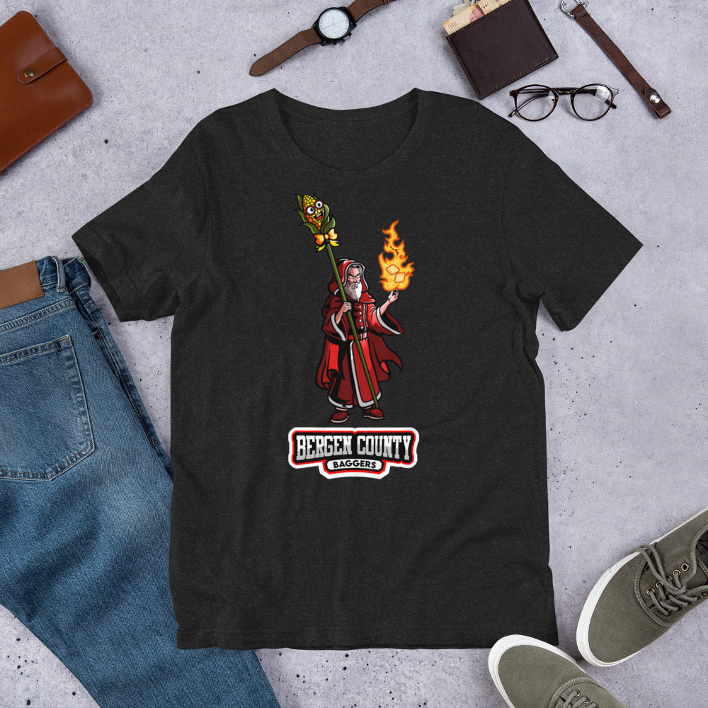 BCB Wizard full body with cornstalk staff Unisex t-shirt