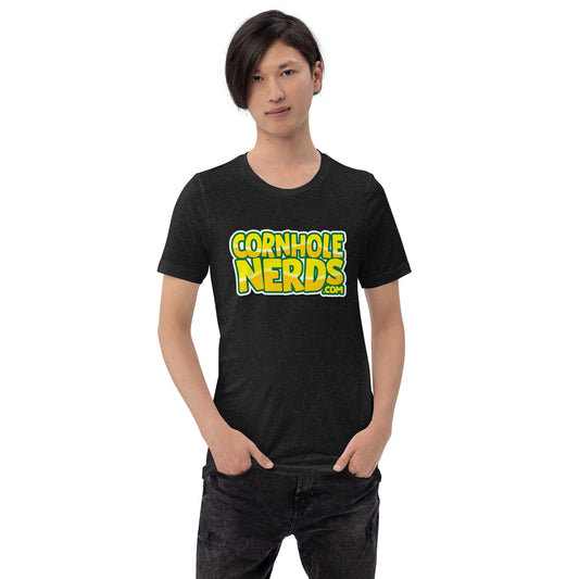 Cornhole Nerds goose honk logo Unisex t-shirt