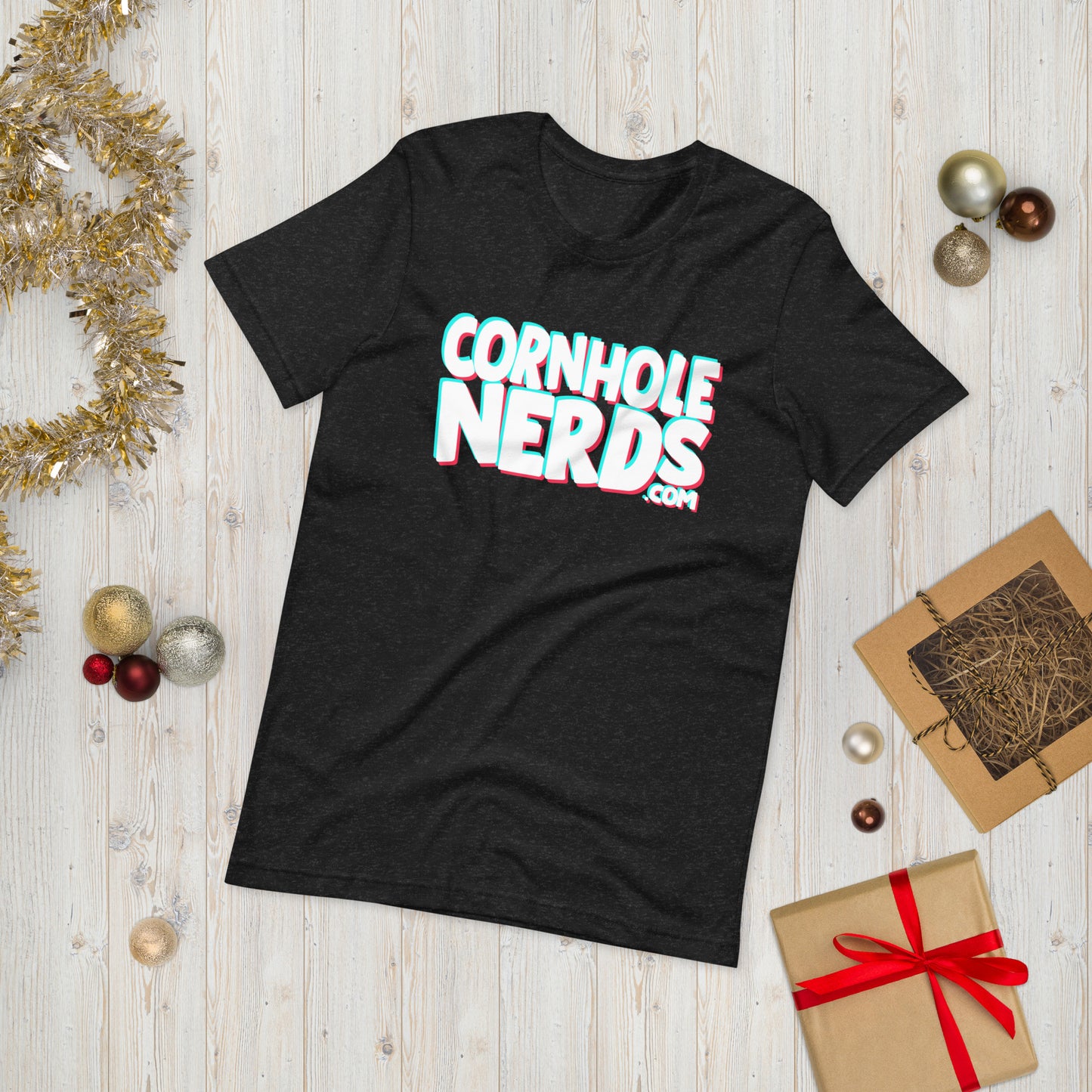 Cornhole Nerds logo Unisex t-shirt