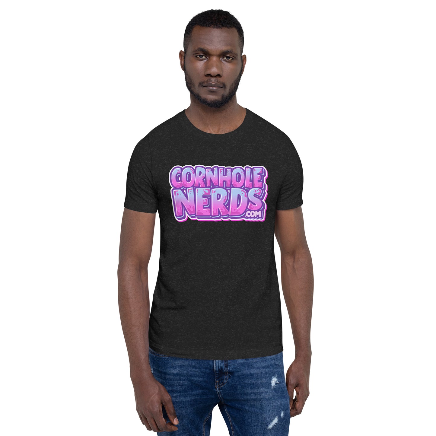 Cornhole Nerds told my partner to board it for the win logo Unisex t-shirt