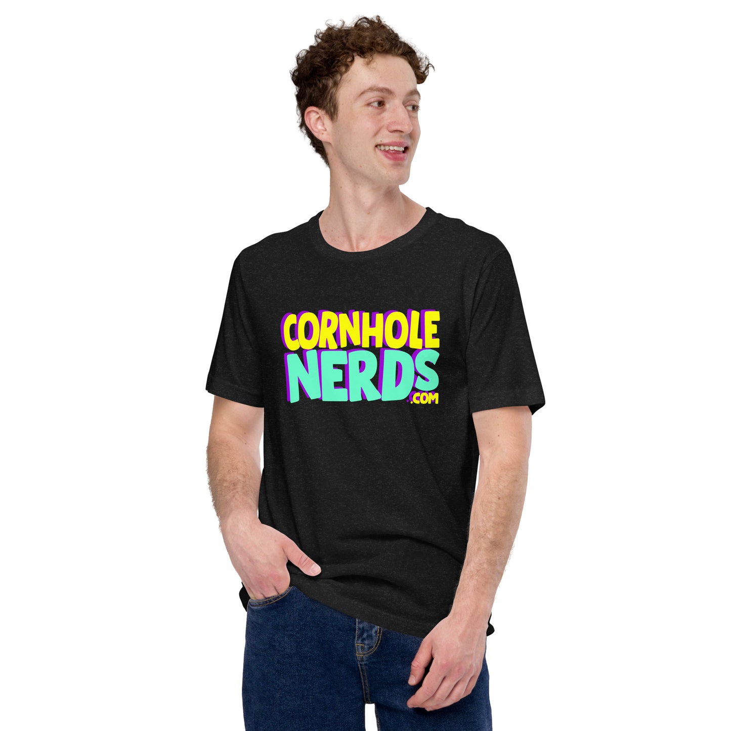 Cornhole Nerds Easter eggs logo Unisex t-shirt