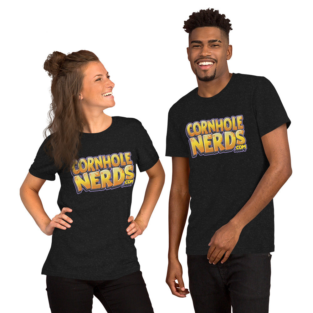 Cornhole Nerds toast logo Unisex t-shirt