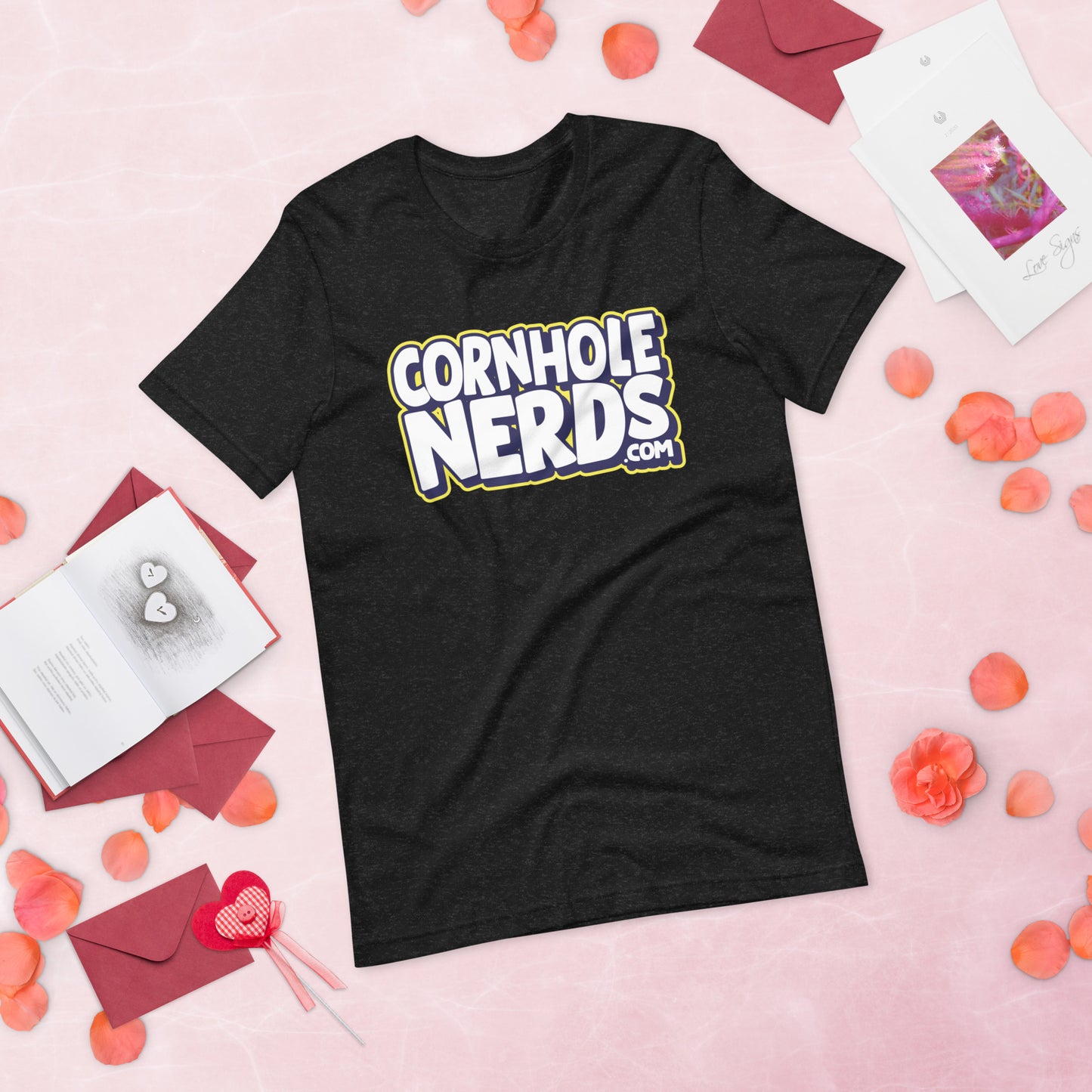 Cornhole Nerds logo Unisex t-shirt