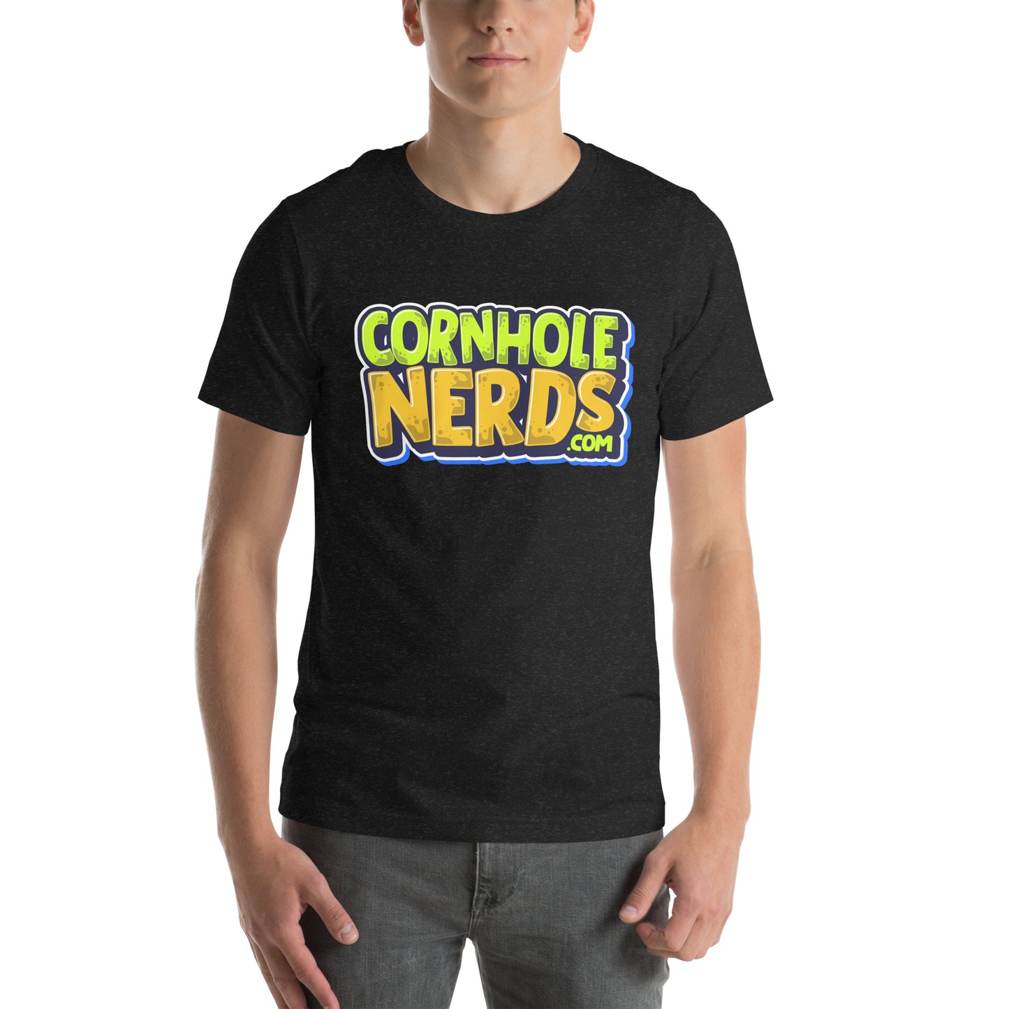 Cornhole Nerds logo Unisex t-shirt