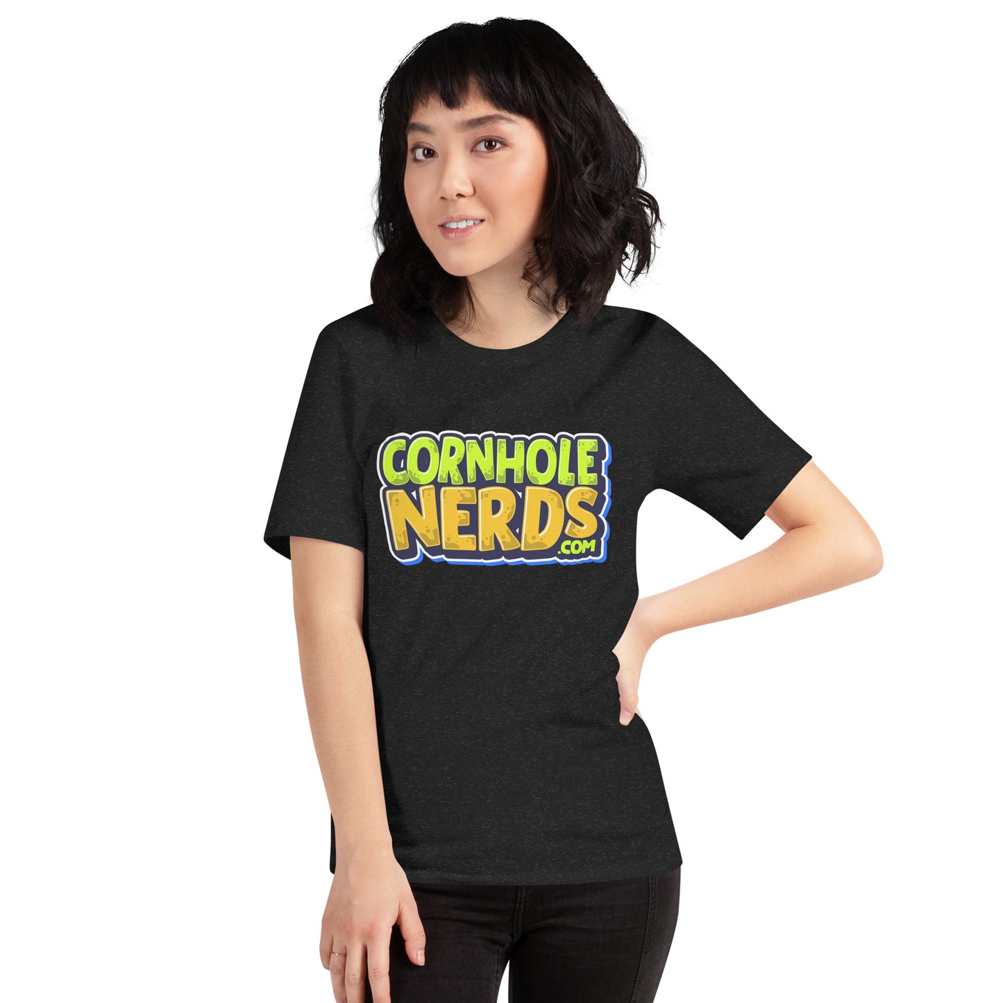 Cornhole Nerds logo Unisex t-shirt