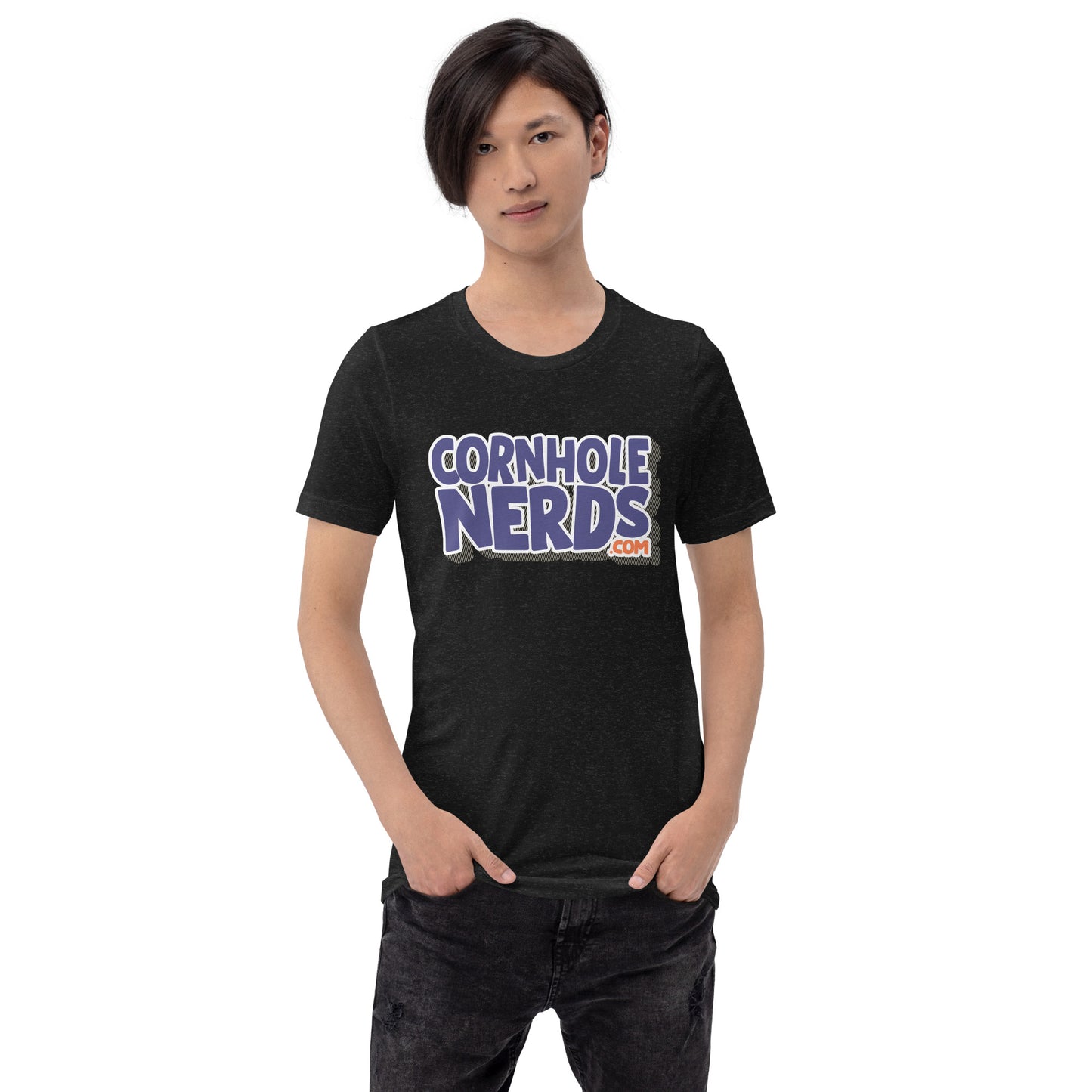 Cornhole Nerds logo Unisex t-shirt