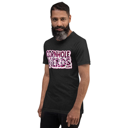 Lola's pink cheetah NerdWear Unisex t-shirt