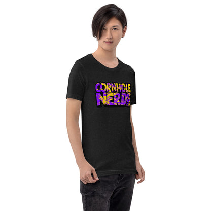 Lola's Purple/Yellow Swirl NerdWear Unisex t-shirt