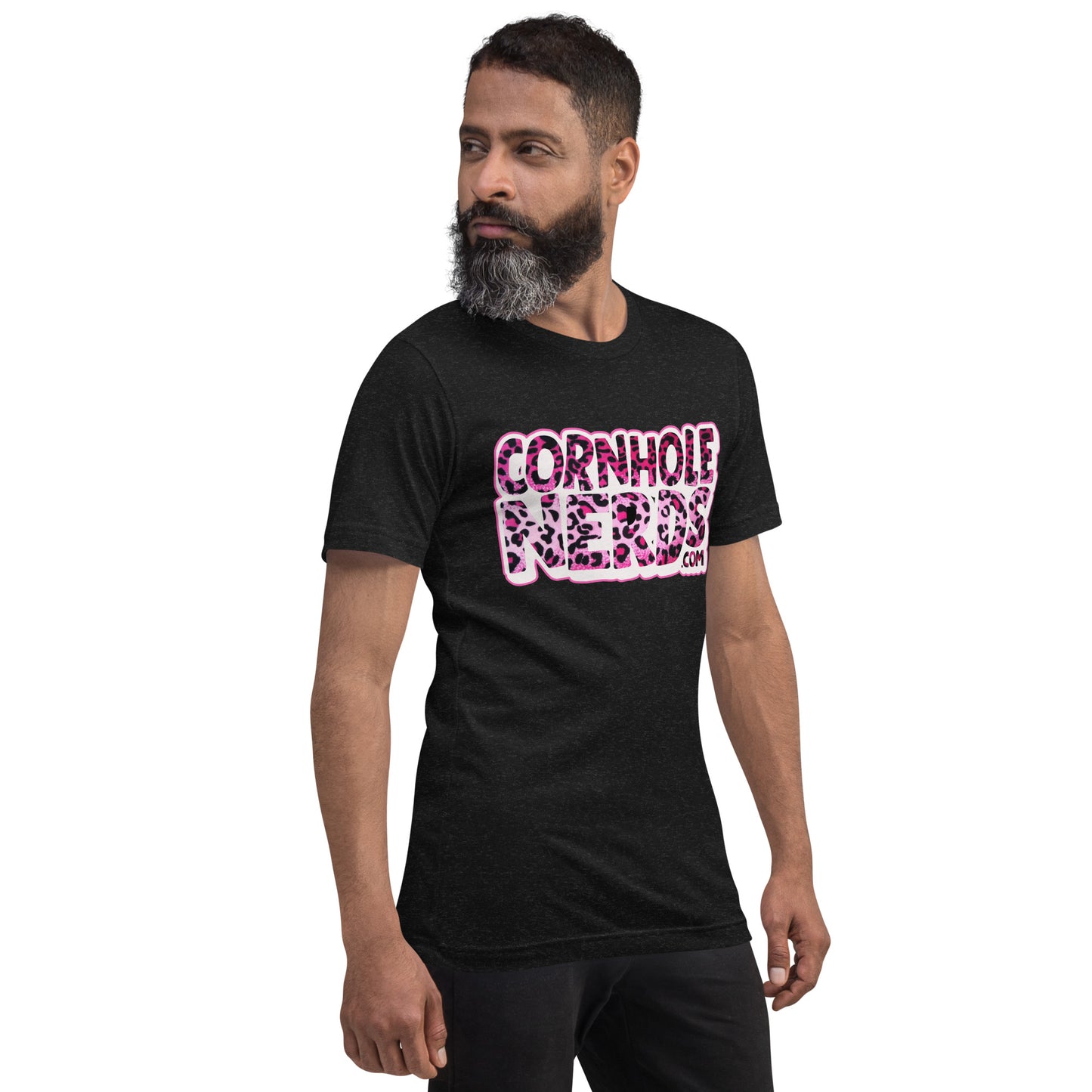 Lola's pink cheetah NerdWear Unisex t-shirt