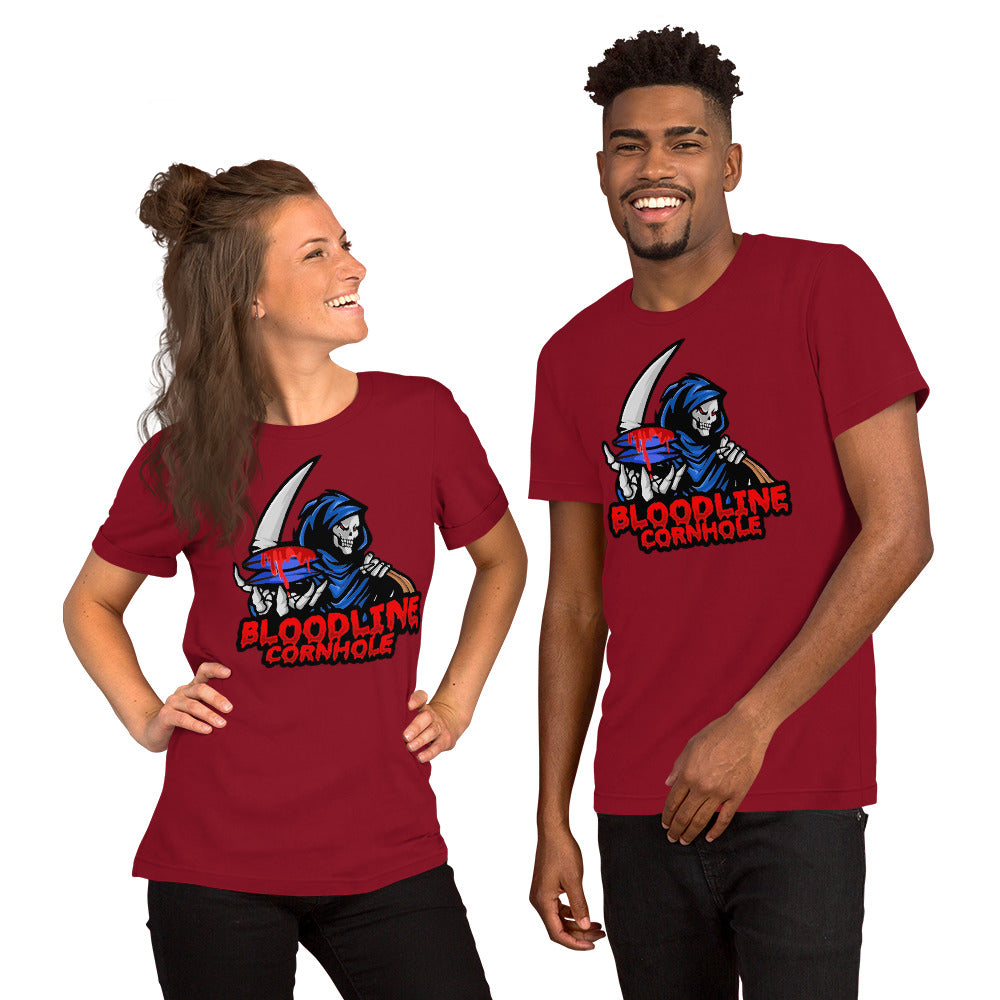 Bloodline Cornhole Unisex t-shirt