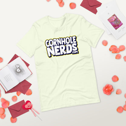 Cornhole Nerds logo Unisex t-shirt