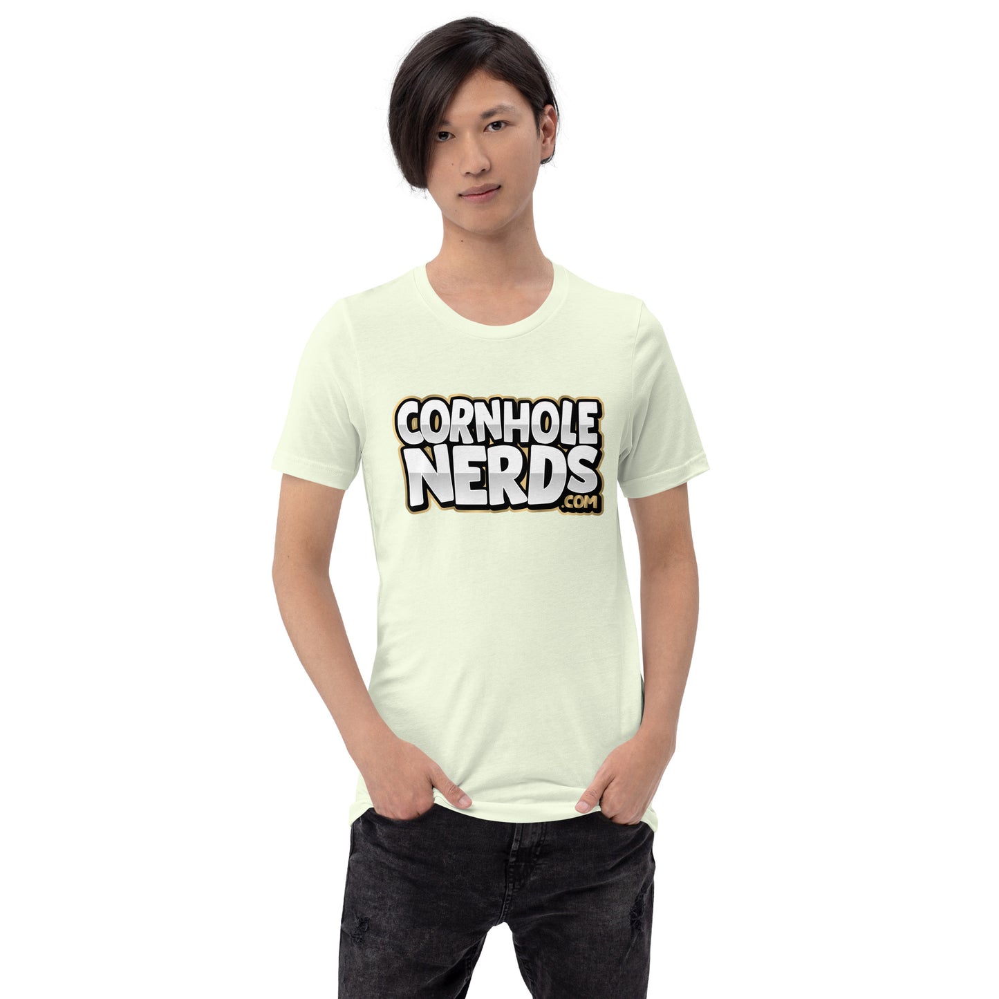 Cornhole Nerds logo Unisex t-shirt