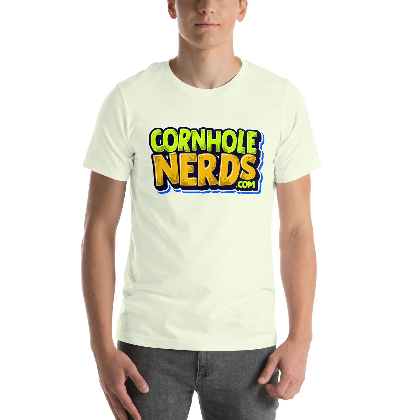 Cornhole Nerds logo Unisex t-shirt