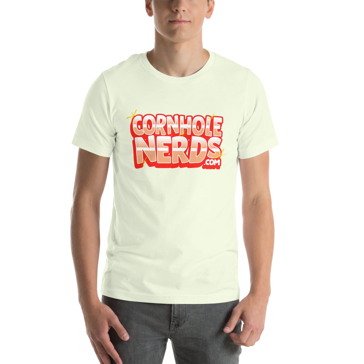 Cornhole Nerds logo Unisex t-shirt