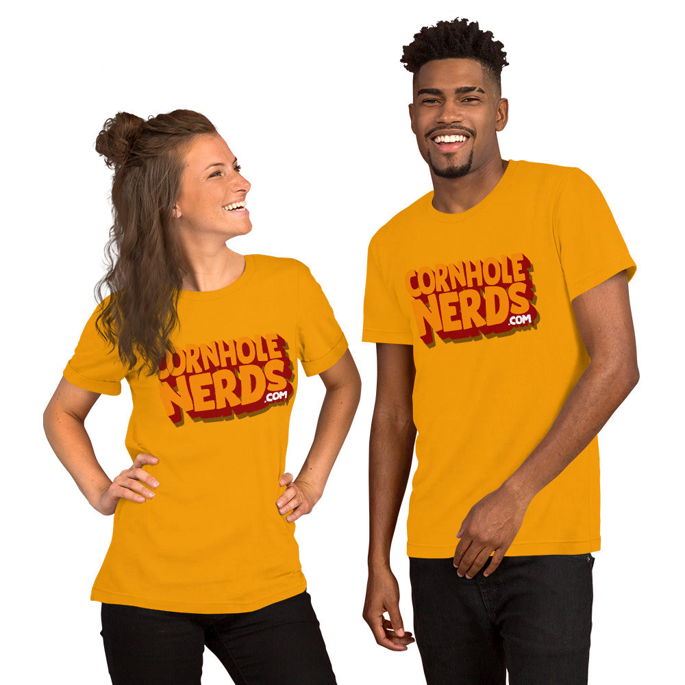 Cornhole Nerds logo Unisex t-shirt