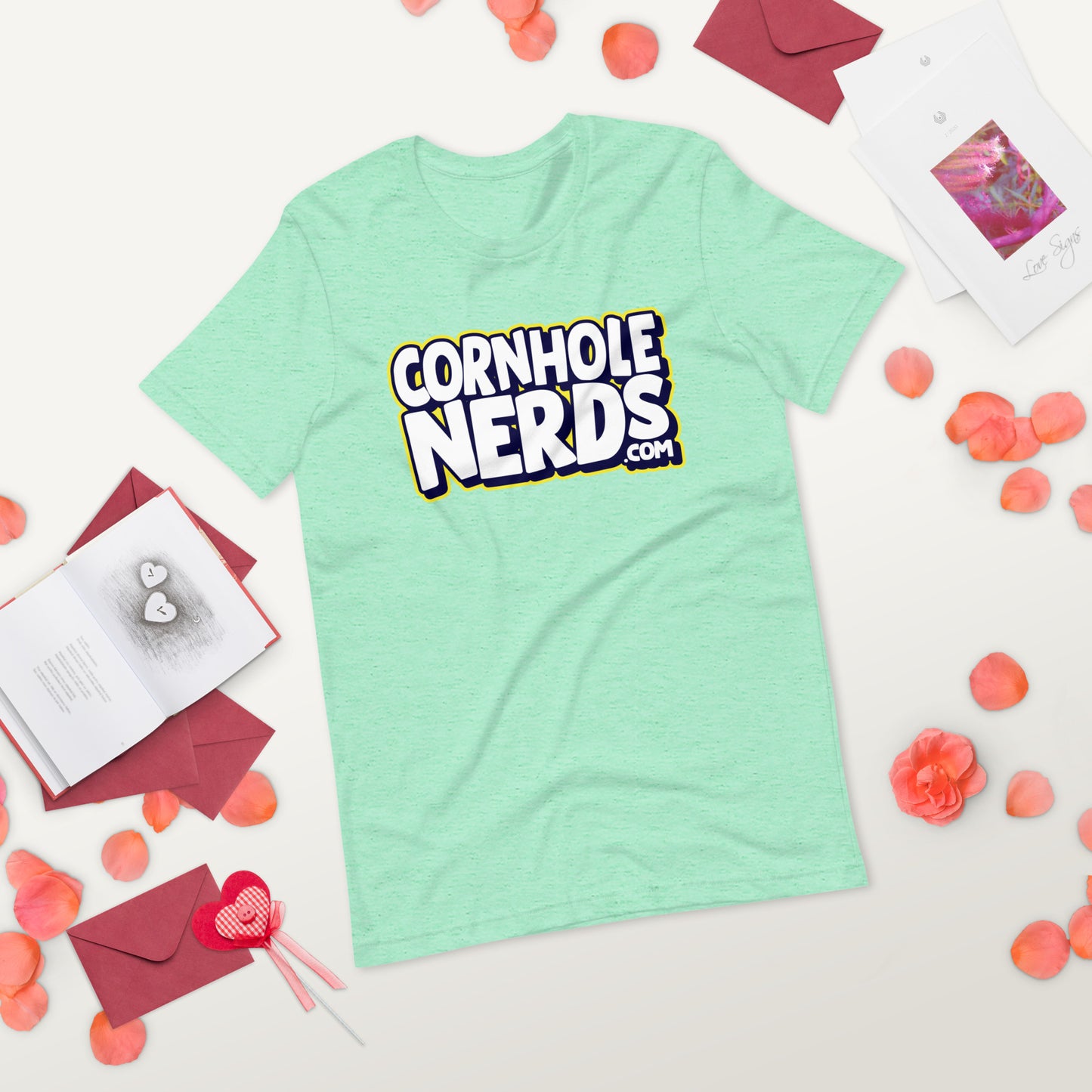 Cornhole Nerds logo Unisex t-shirt