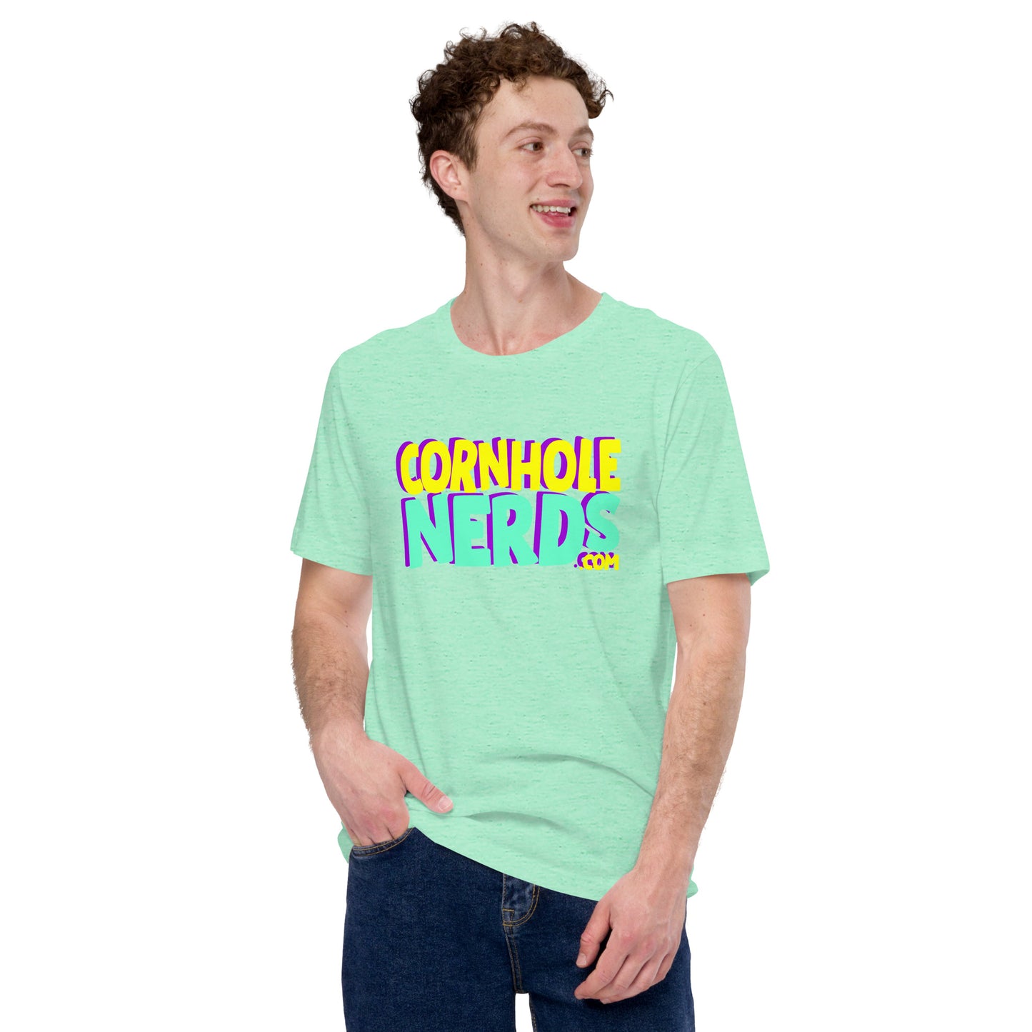 Cornhole Nerds Easter eggs logo Unisex t-shirt