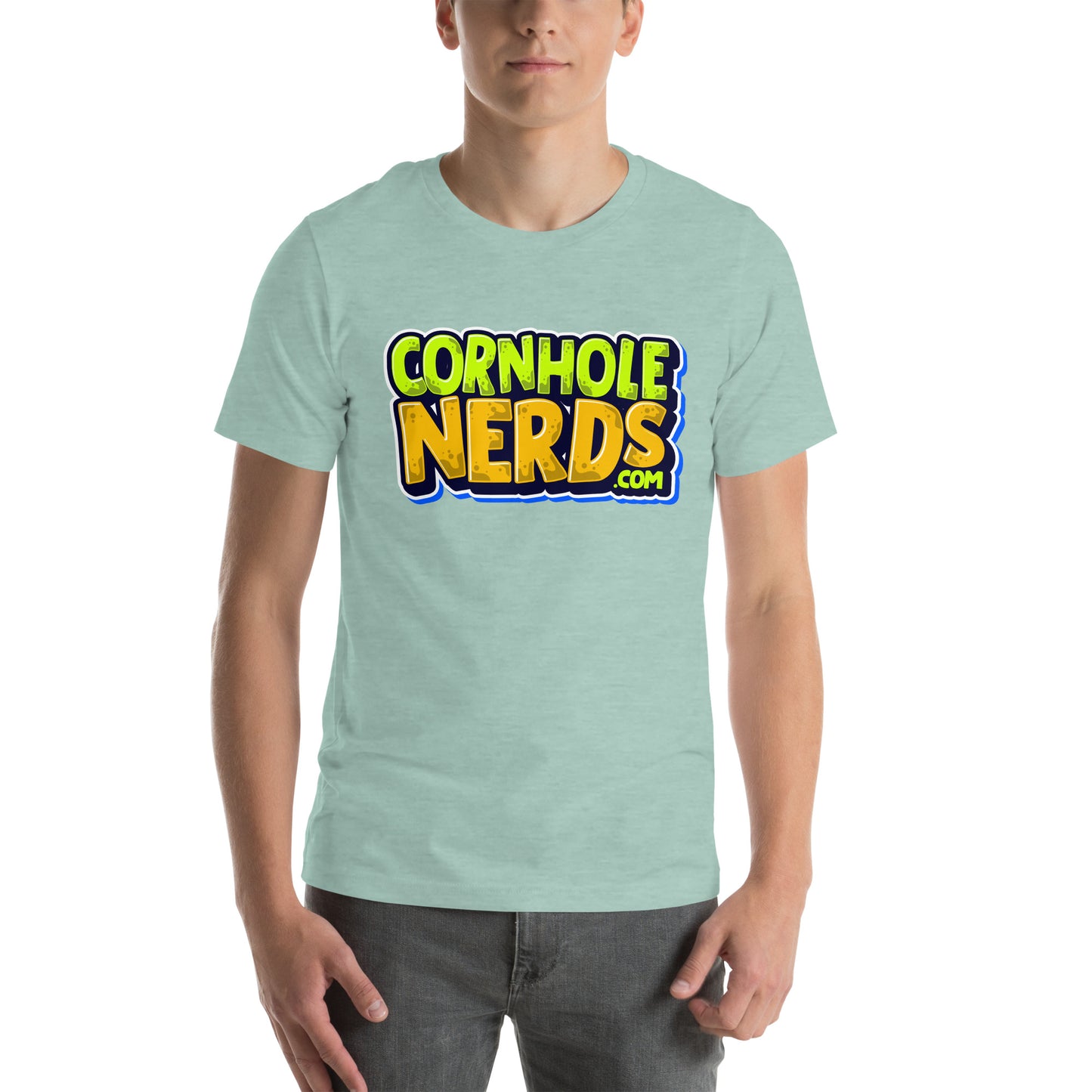 Cornhole Nerds logo Unisex t-shirt