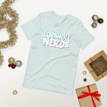 Cornhole Nerds logo Unisex t-shirt