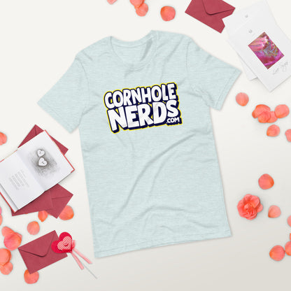 Cornhole Nerds logo Unisex t-shirt