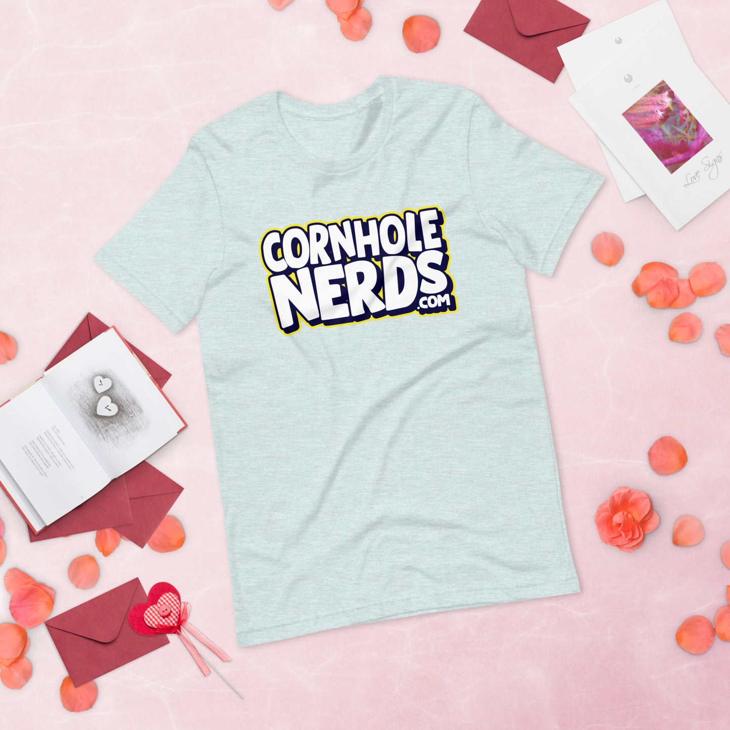 Cornhole Nerds logo Unisex t-shirt