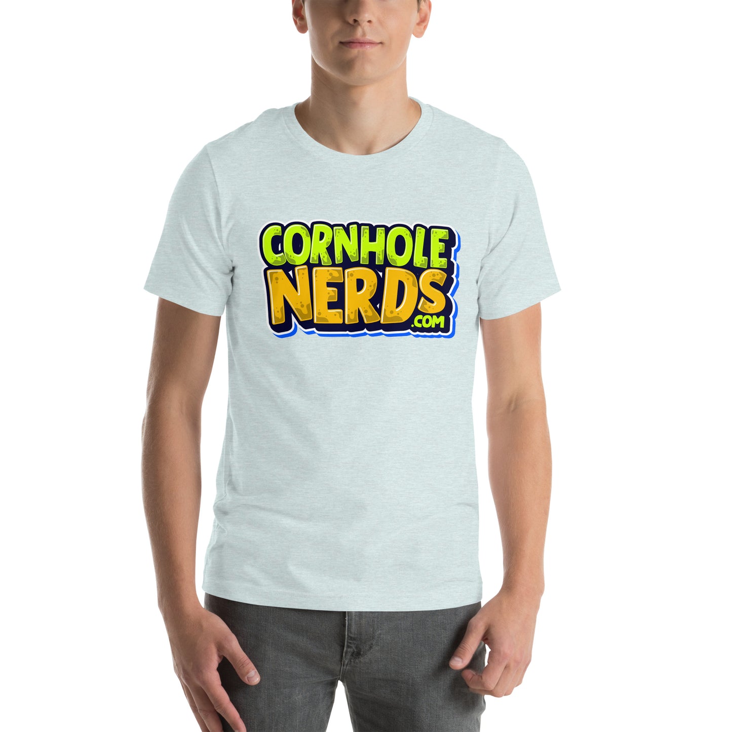 Cornhole Nerds logo Unisex t-shirt