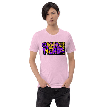 Lola's Purple/Yellow Swirl NerdWear Unisex t-shirt