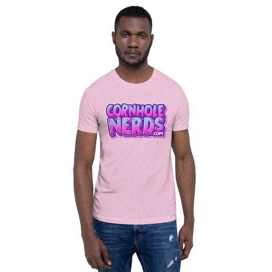 Cornhole Nerds told my partner to board it for the win logo Unisex t-shirt