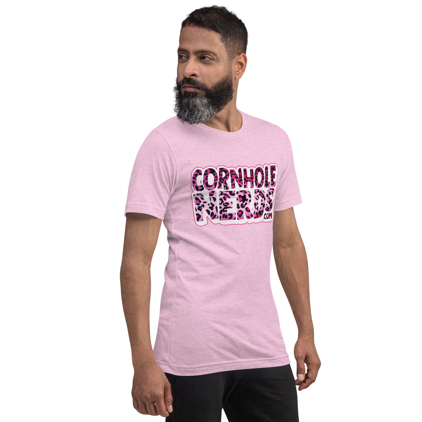Lola's pink cheetah NerdWear Unisex t-shirt