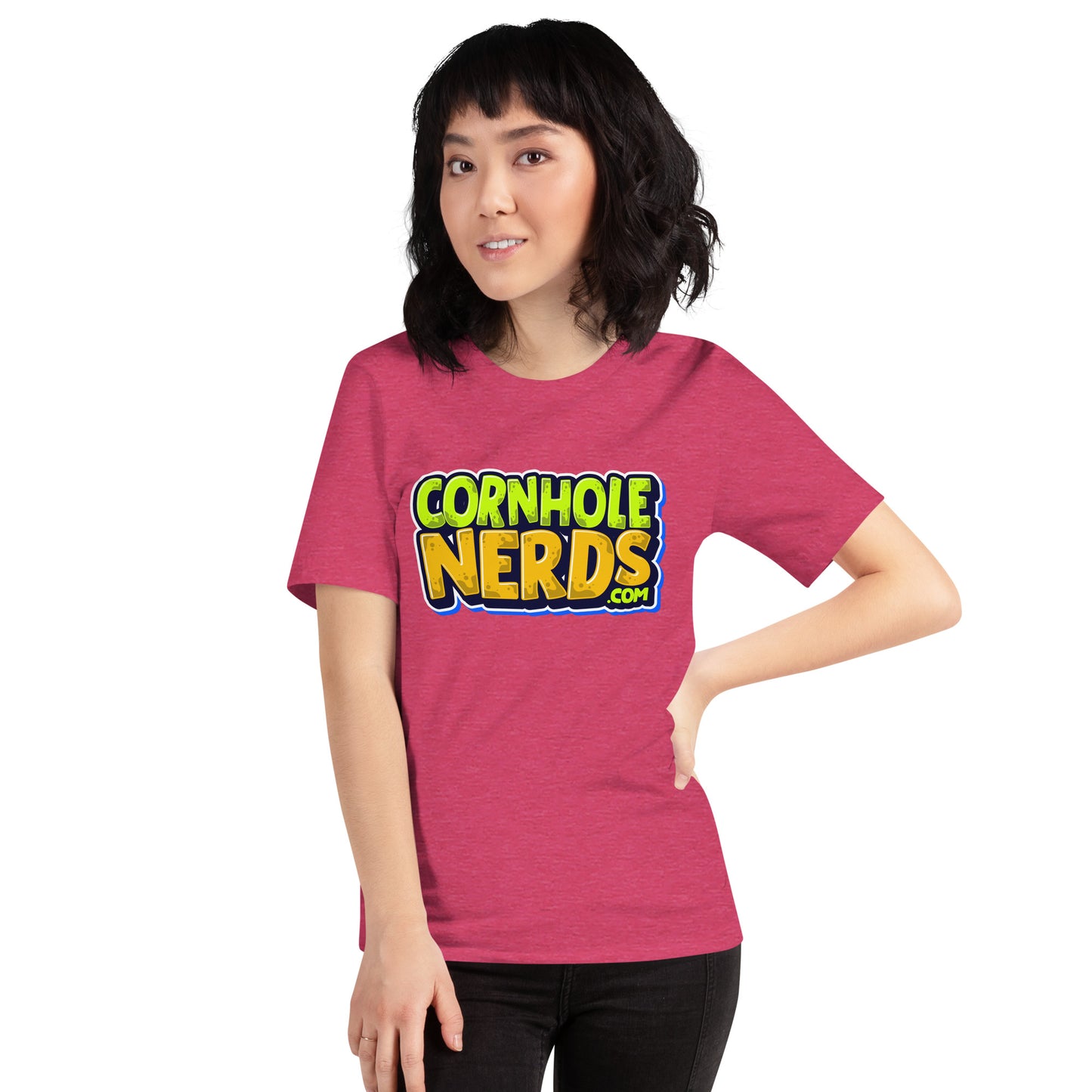 Cornhole Nerds logo Unisex t-shirt