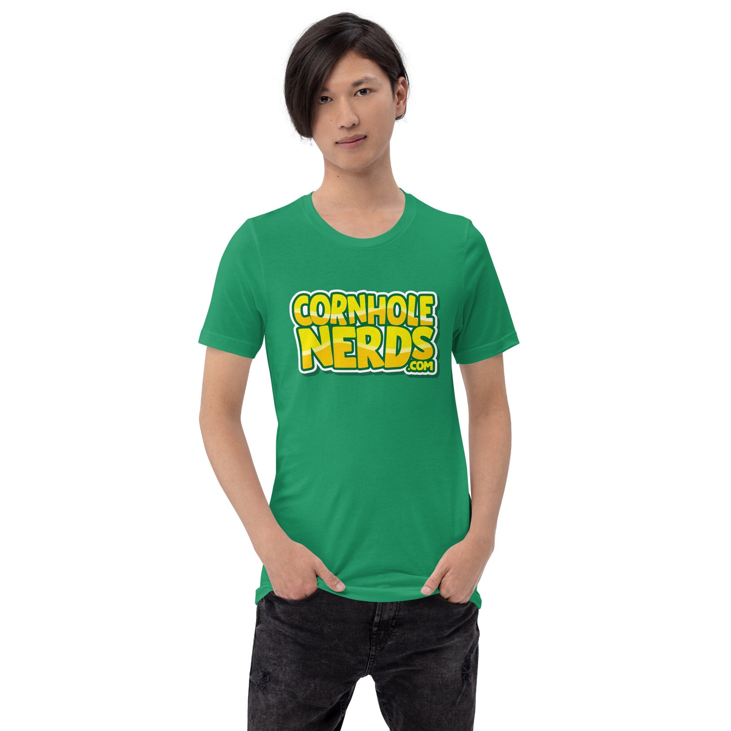 Cornhole Nerds goose honk logo Unisex t-shirt