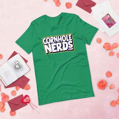 Cornhole Nerds logo Unisex t-shirt