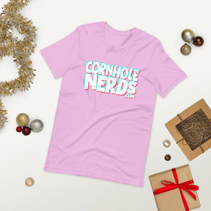 Cornhole Nerds logo Unisex t-shirt