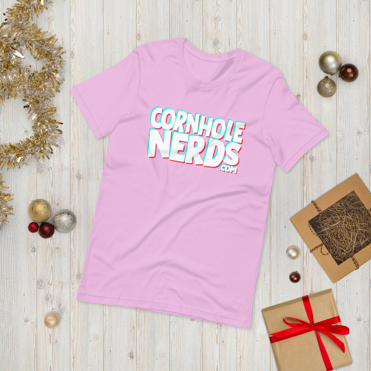 Cornhole Nerds logo Unisex t-shirt