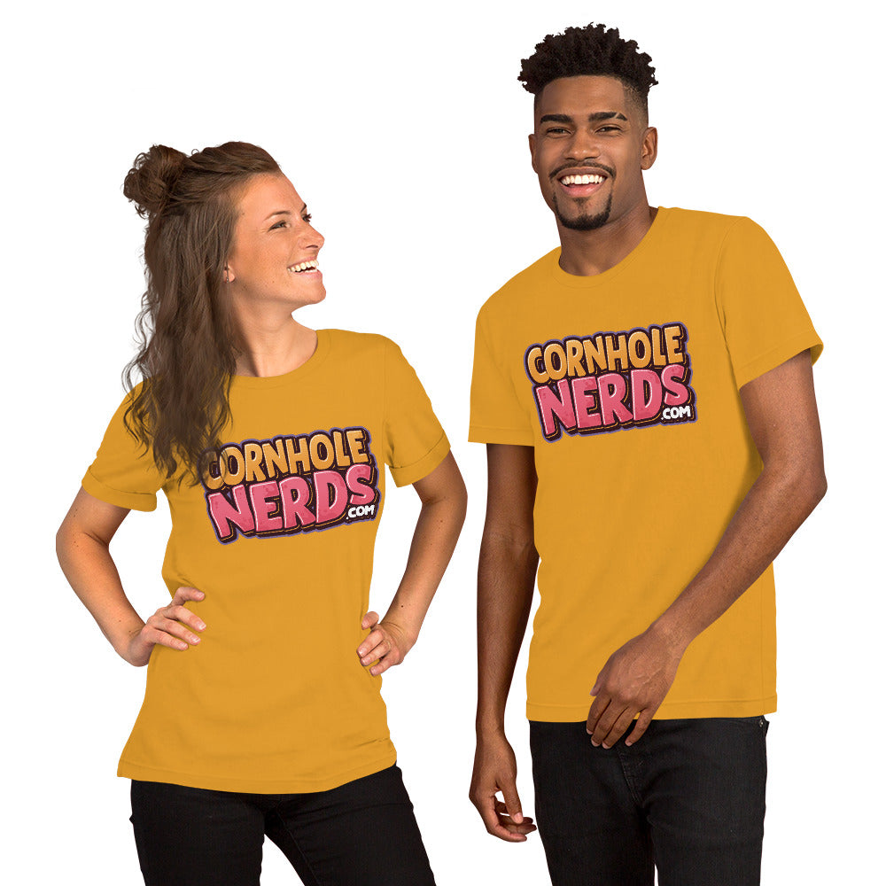 Cornhole Nerds logo Unisex t-shirt