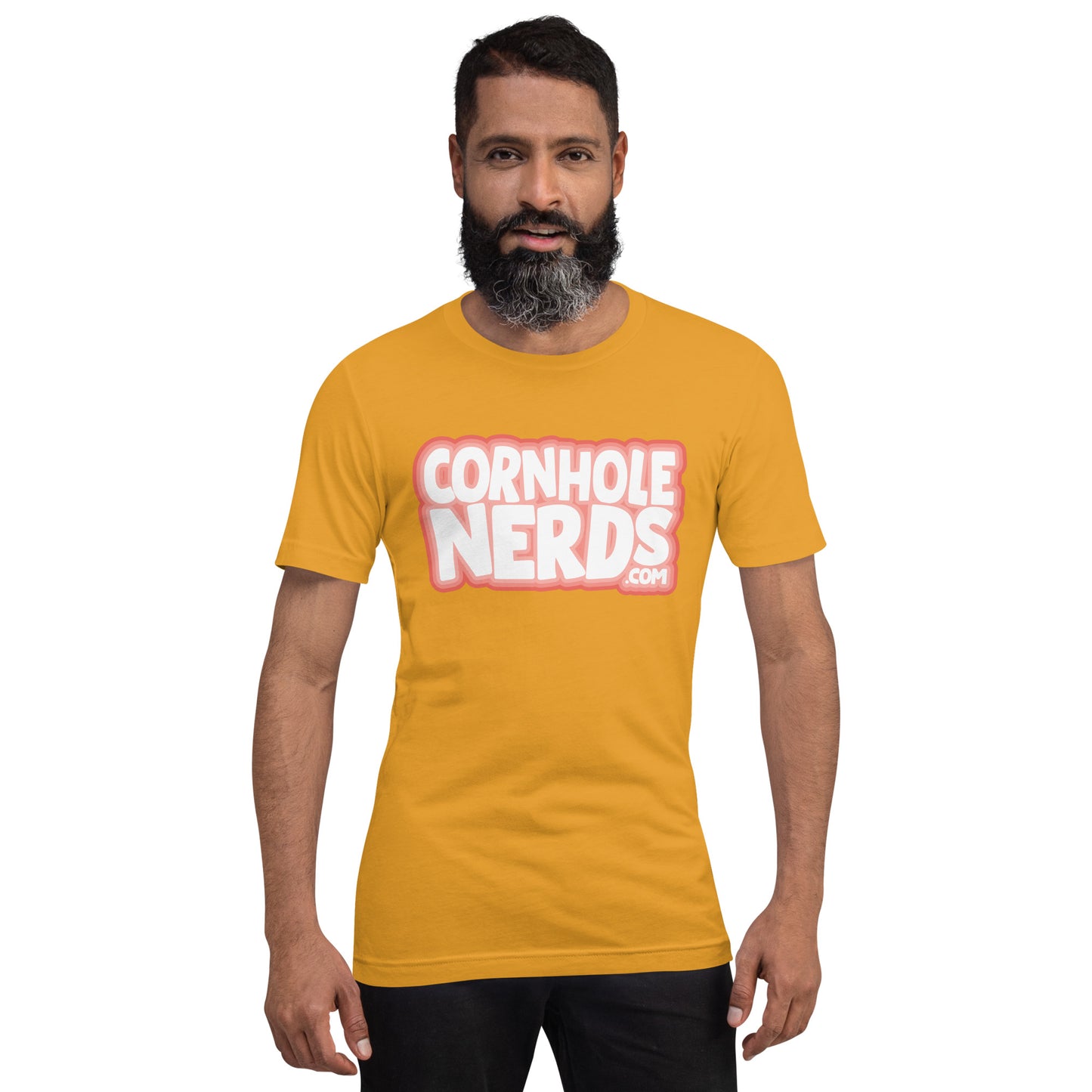 Cornhole Nerds this logo doesn't look like that logo either logo Unisex t-shirt