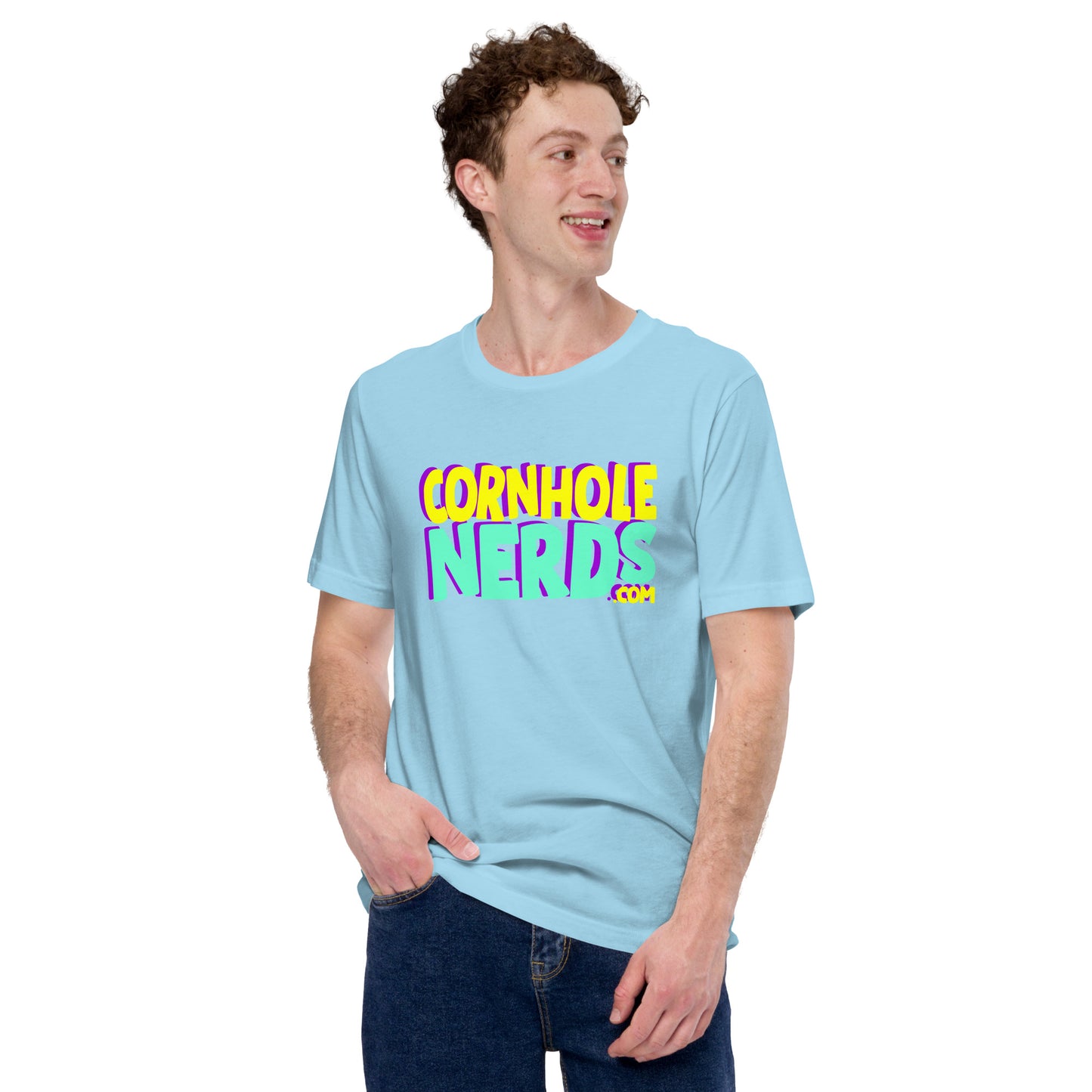 Cornhole Nerds Easter eggs logo Unisex t-shirt