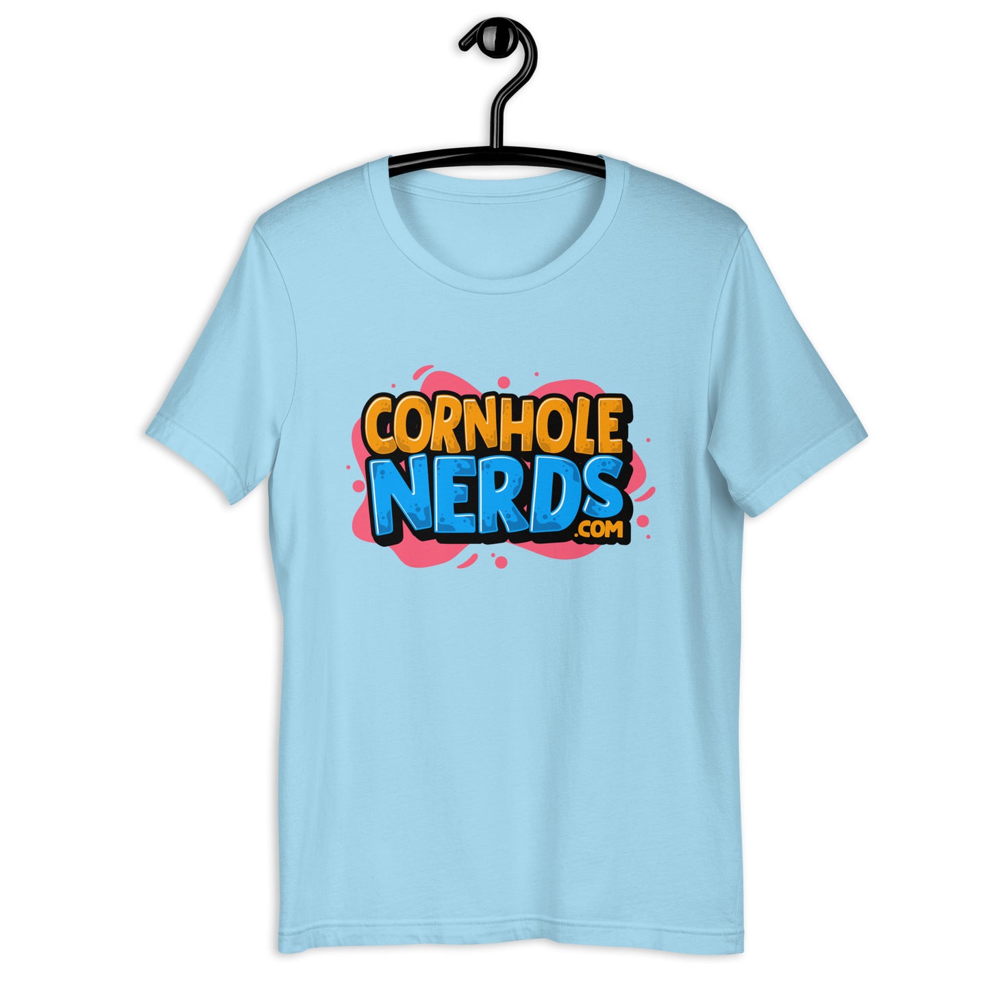 Cornhole Nerds logo Unisex t-shirt