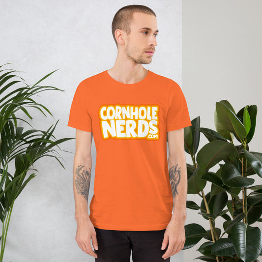 Cornhole Nerds this logo doesn't look like that other logo Unisex t-shirt