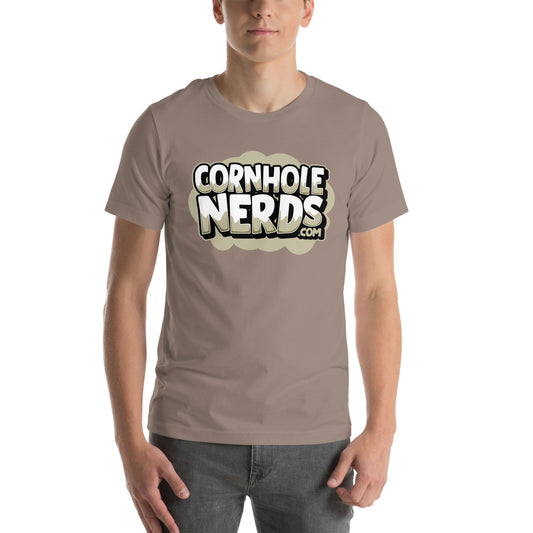 Cornhole Nerds logo without a name logo Unisex t-shirt