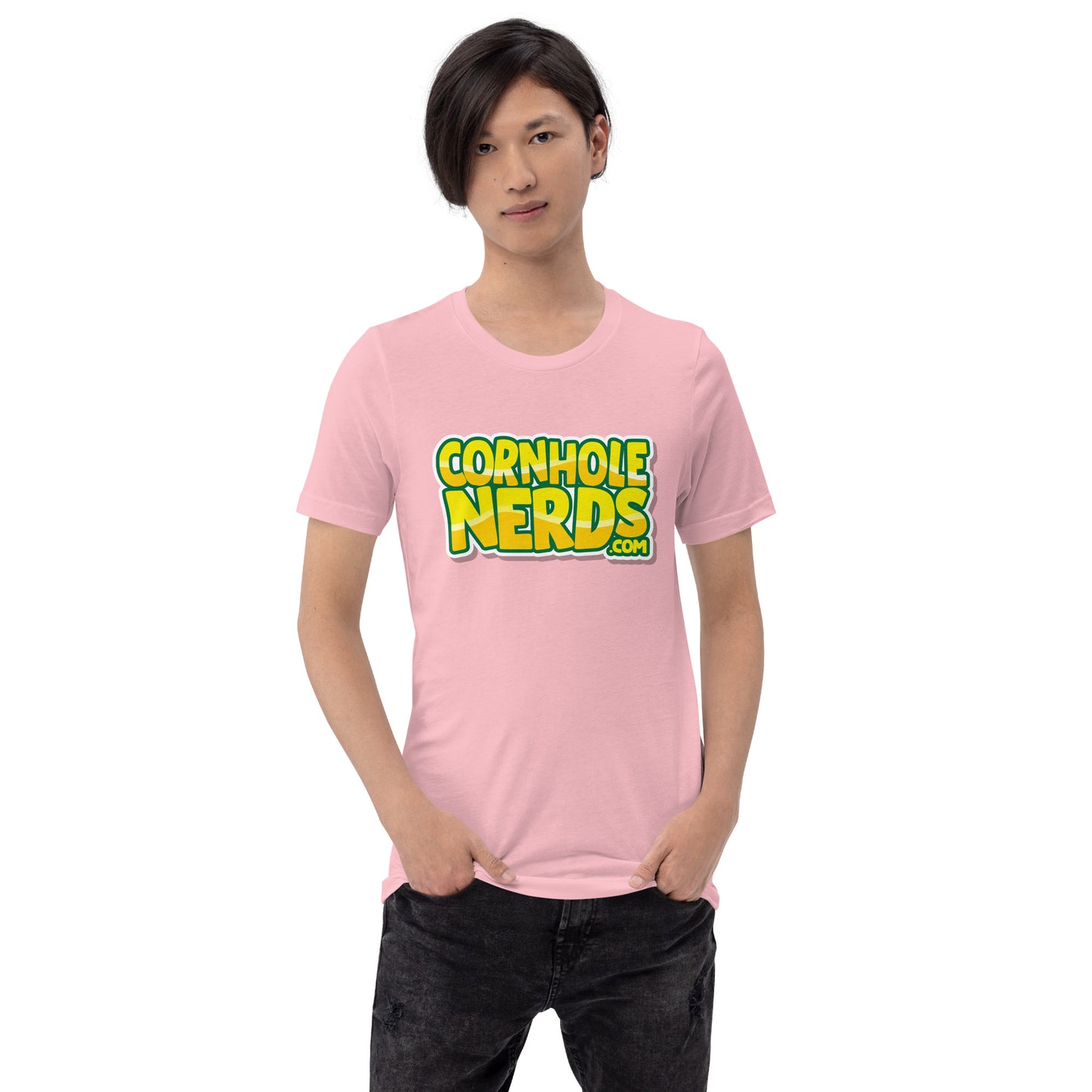 Cornhole Nerds goose honk logo Unisex t-shirt