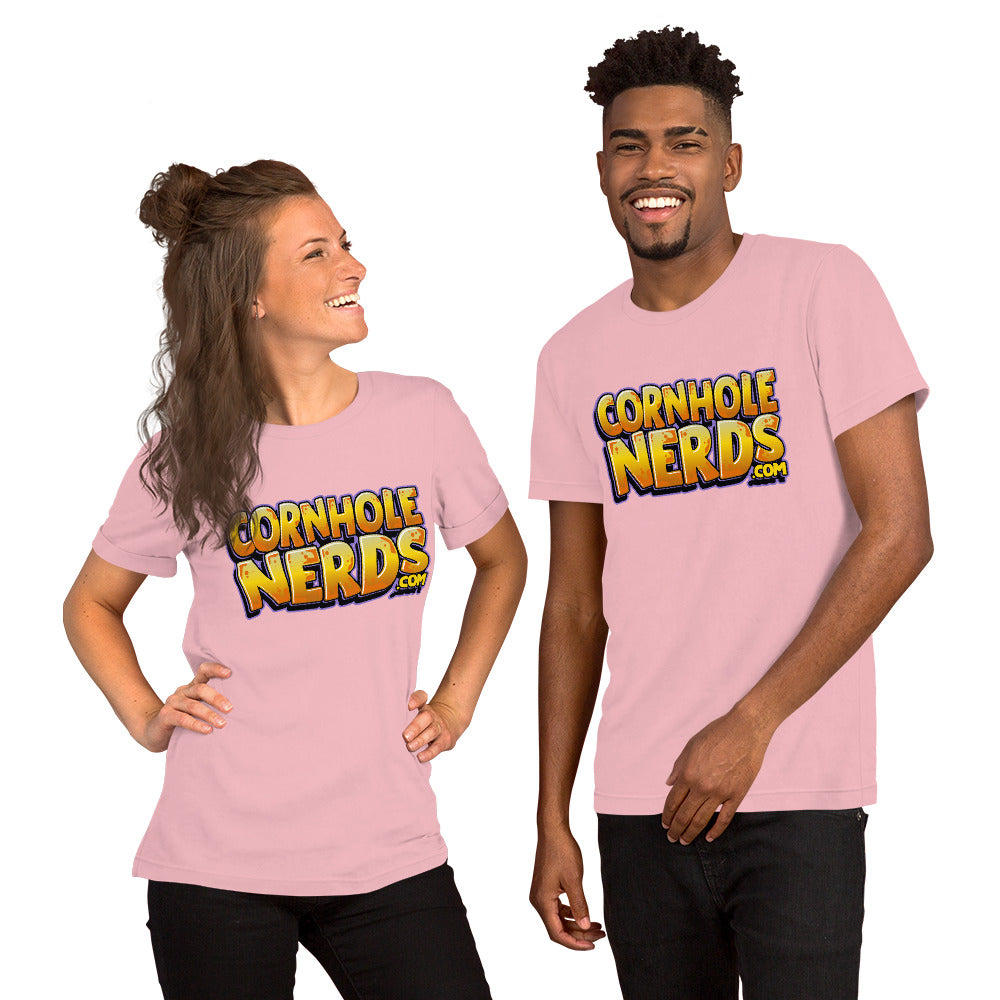 Cornhole Nerds toast logo Unisex t-shirt