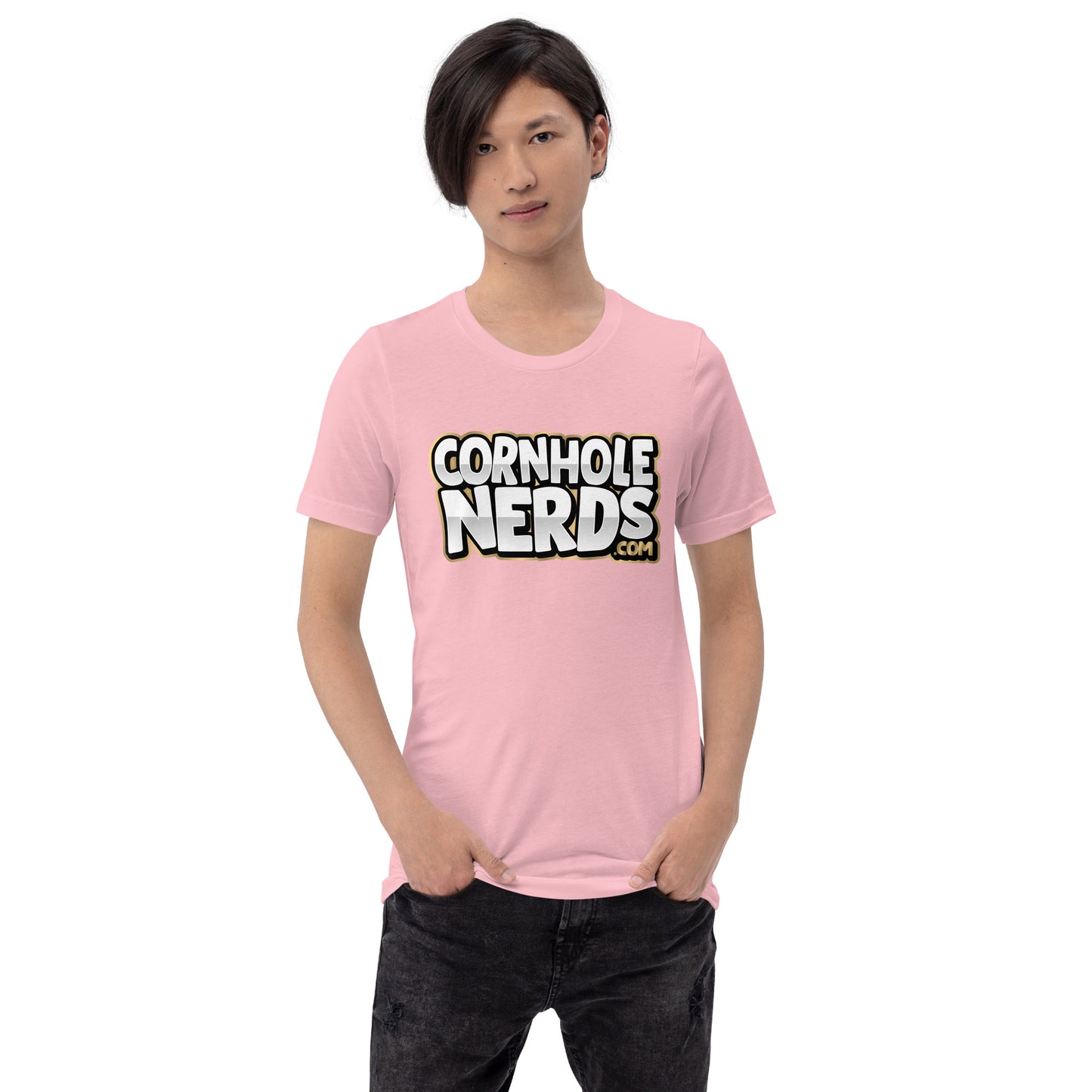 Cornhole Nerds logo Unisex t-shirt