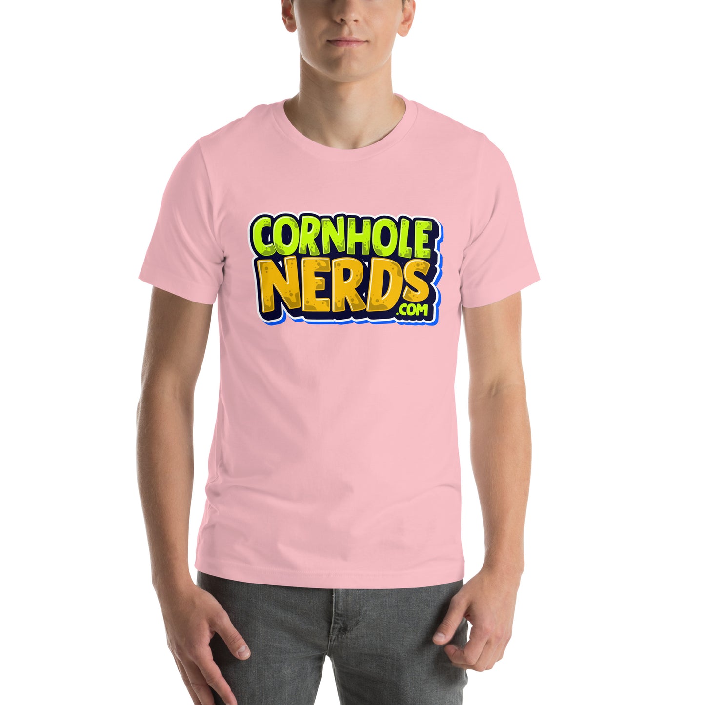 Cornhole Nerds logo Unisex t-shirt