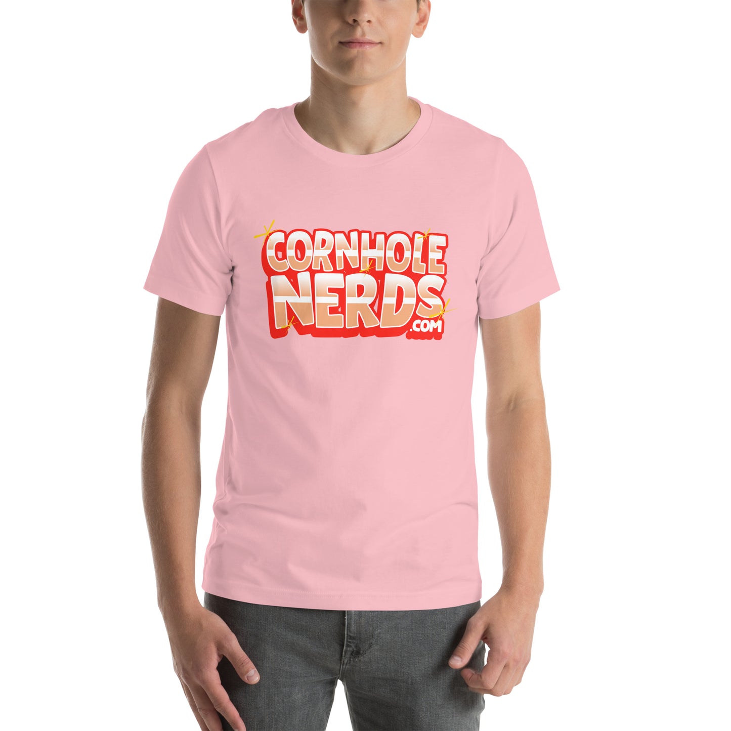 Cornhole Nerds logo Unisex t-shirt