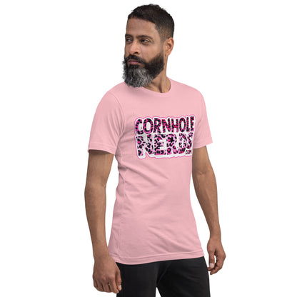 Lola's pink cheetah NerdWear Unisex t-shirt