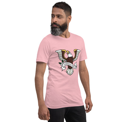 Cornhole Nerds Eagle logo Unisex t-shirt