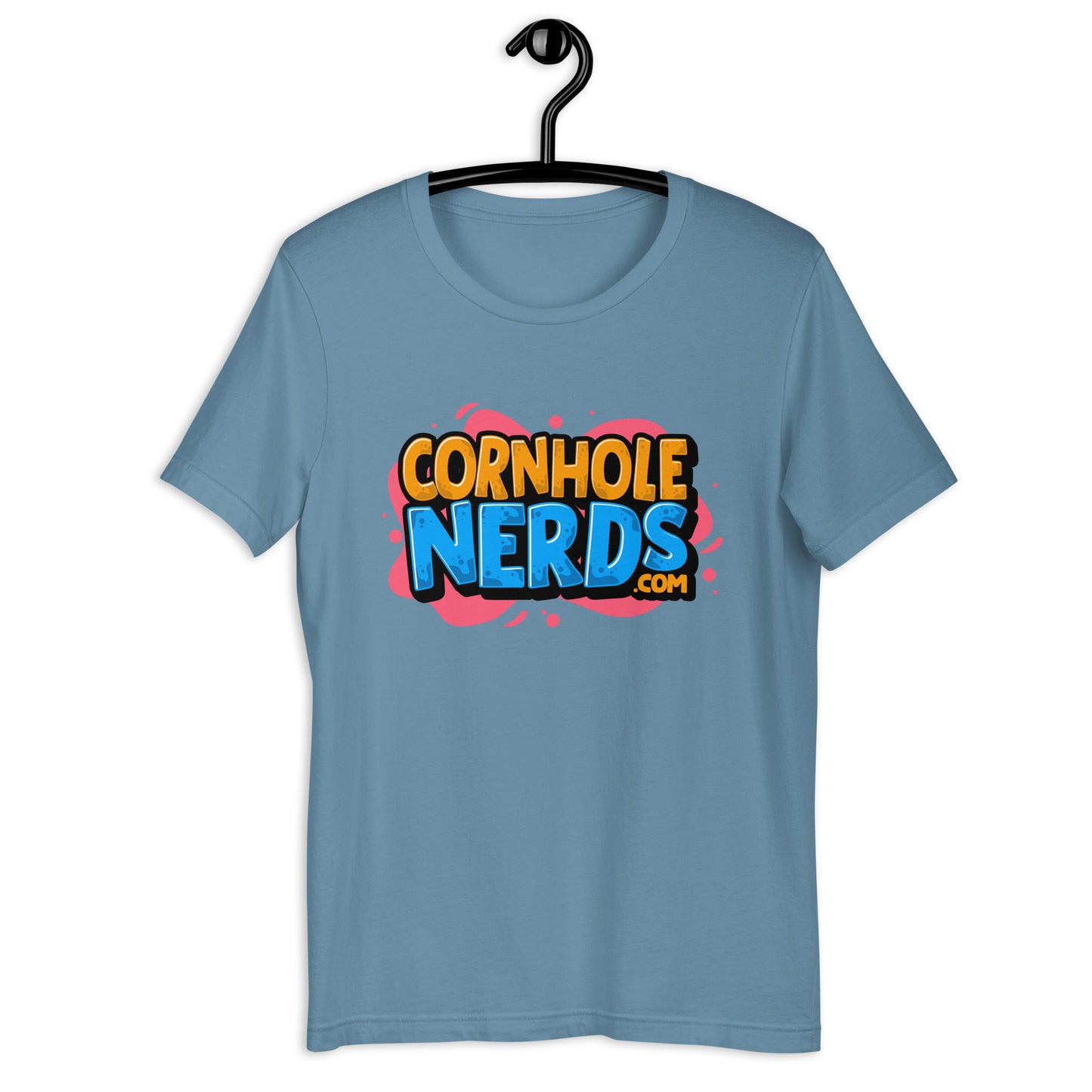 Cornhole Nerds logo Unisex t-shirt