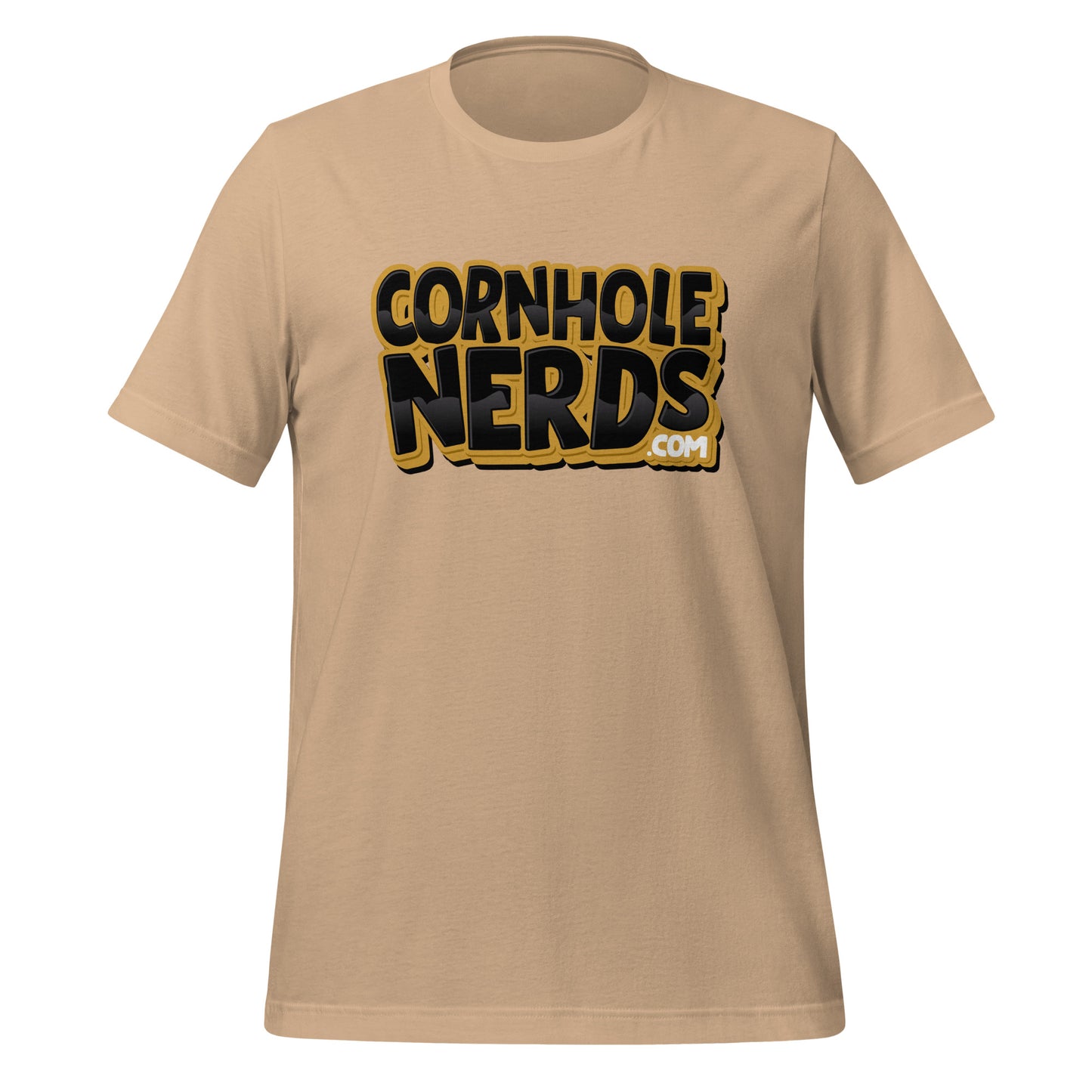 Cornhole Nerds black/dark yellowish Unisex t-shirt