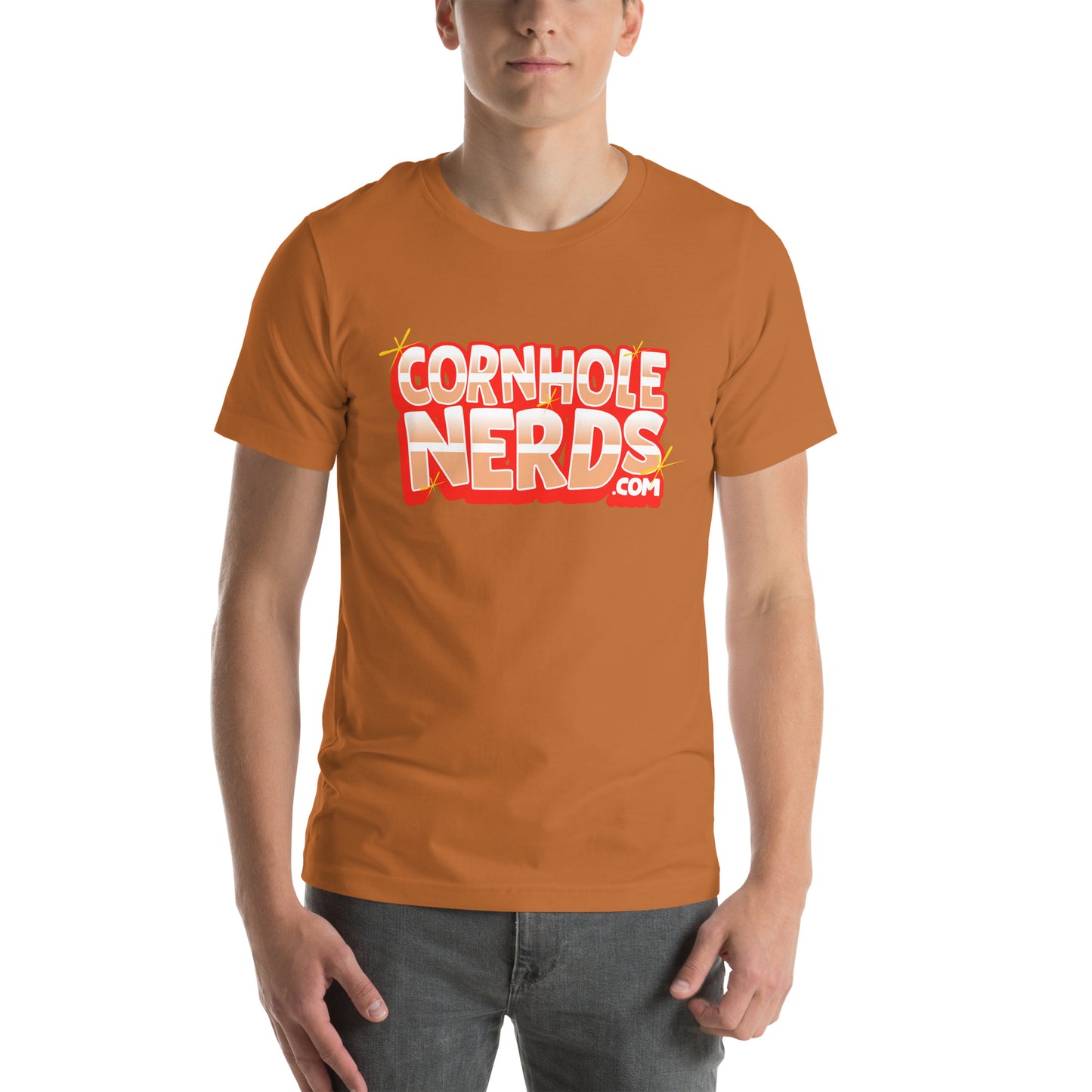 Cornhole Nerds logo Unisex t-shirt